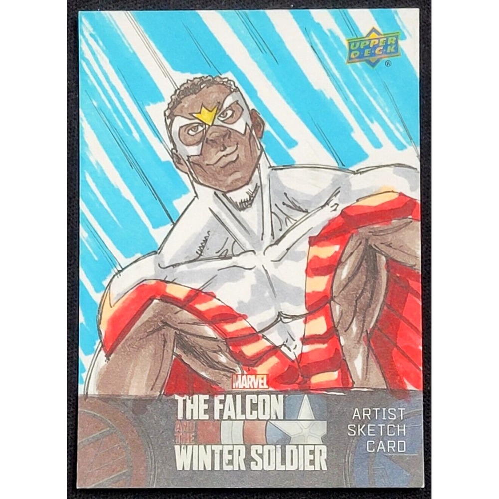 THE FALCON & THE WINTER SOLDIER - FALCON SKETCH GERARDO VERTIZ #D 1/1